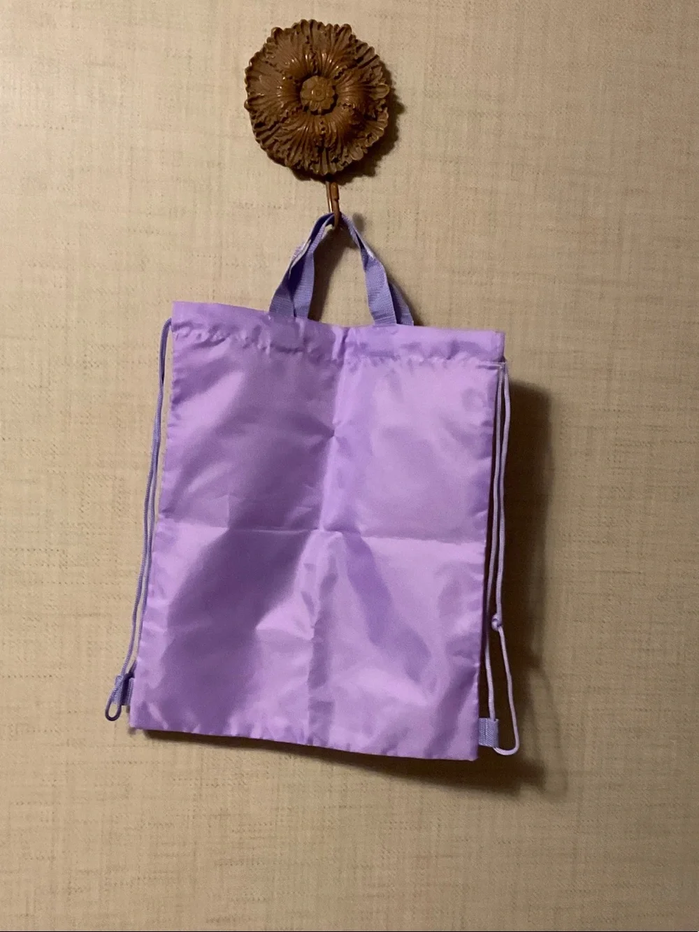 Sanrio Kuromi Lavender Drawstring Backpack